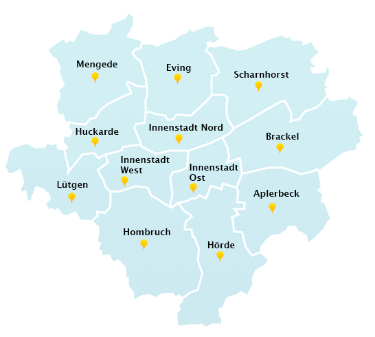 Büroreinigung & Fensterreinigung Stadtteile Dortmund | Gelford GmbH